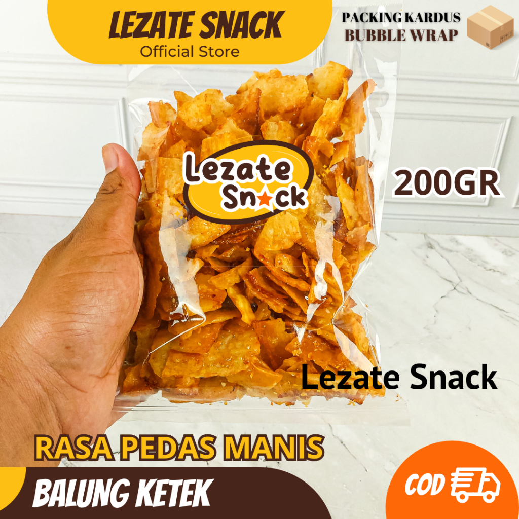 

Balung Kethek Pedas Manis 200GR Premium Super Murah / Kripik Singkong Pedas Manis Keripik Singkong Pedas Manis Lengket Balket SEDAP SNACK