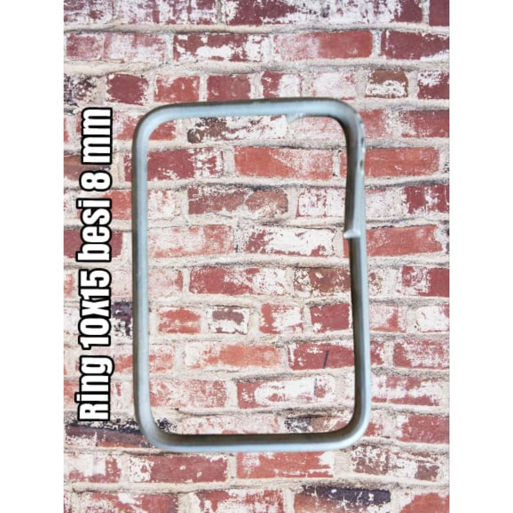 Ring behel cincin tiang cor ukuran 10x15 besi 8mm SNI