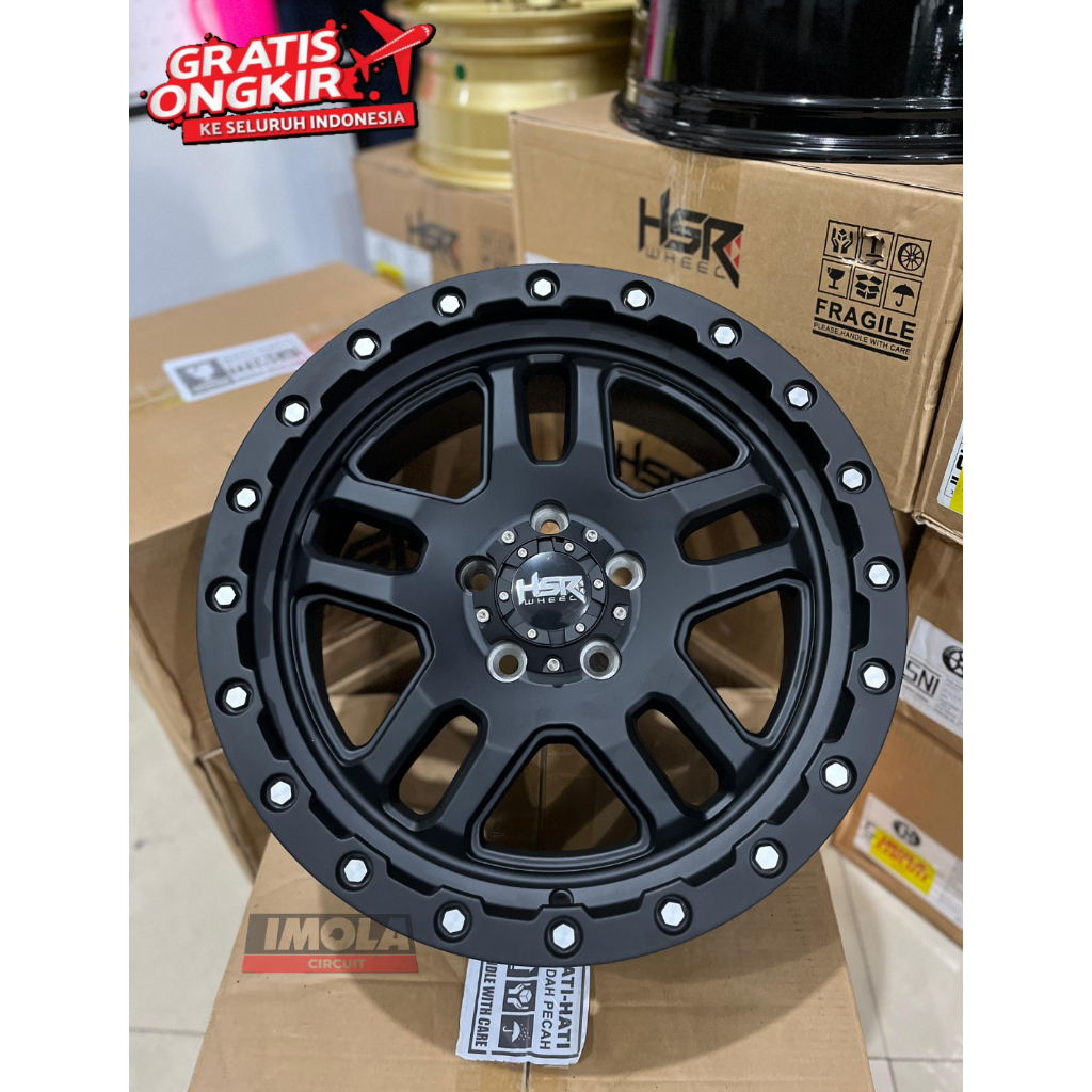 Pelek Racing Semi Offroad Ring 17 PNP Xpander HRV All New Terios/Rush Velg HSR BORUTO R17