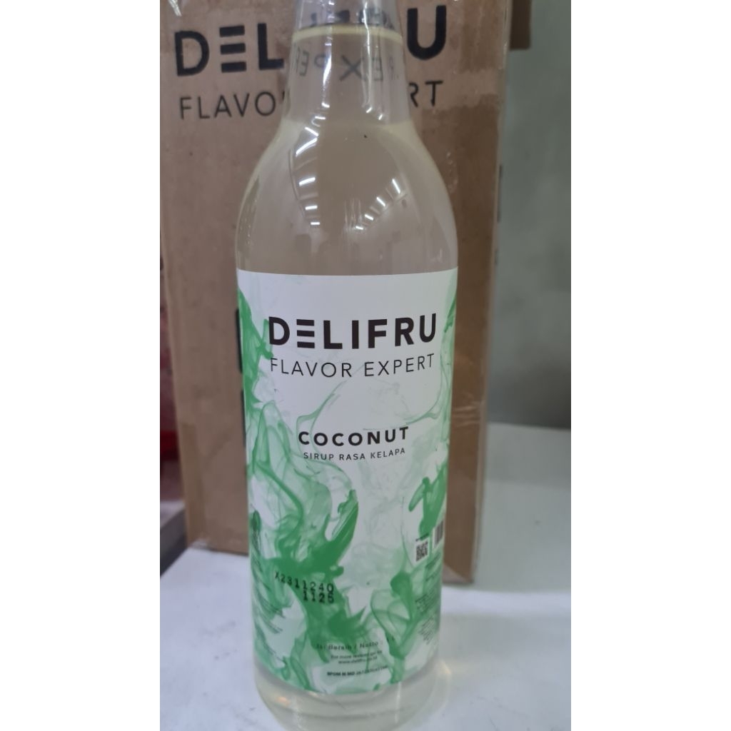 

syrup premium DELIFRU rasa coconut 1liter
