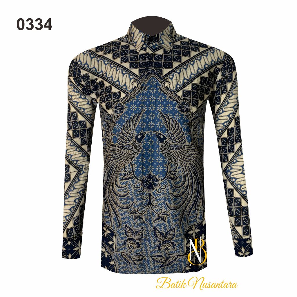 

Batik Nusantara Indonesia Kemeja Batik Slimfit Lapis Furing 0334 / Batik Pria