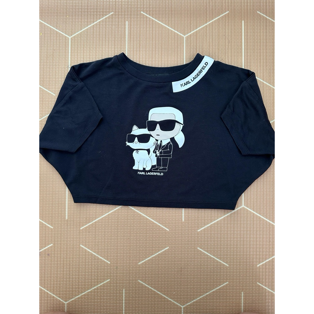 Baju Karl Lagerfeld Crop Top