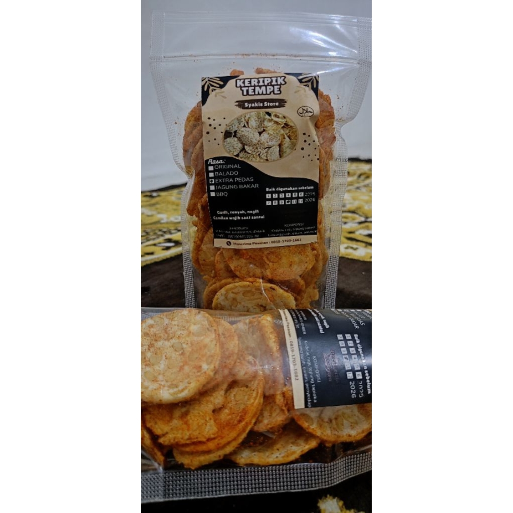 

keripik tempe 80 gram (tersedia varian rasa)
