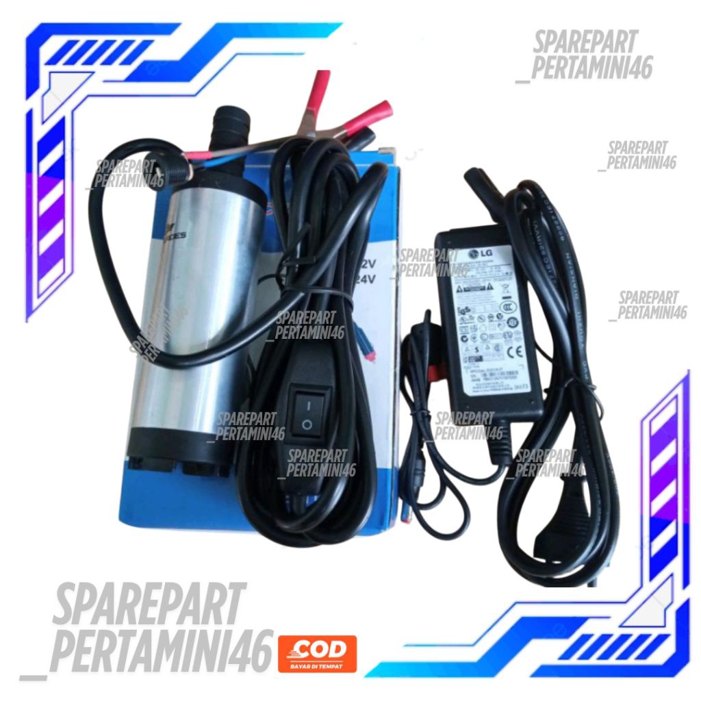 Alat Pompa Transfer Hisap Pemindah Minyak Plus Adavtor Pertamini