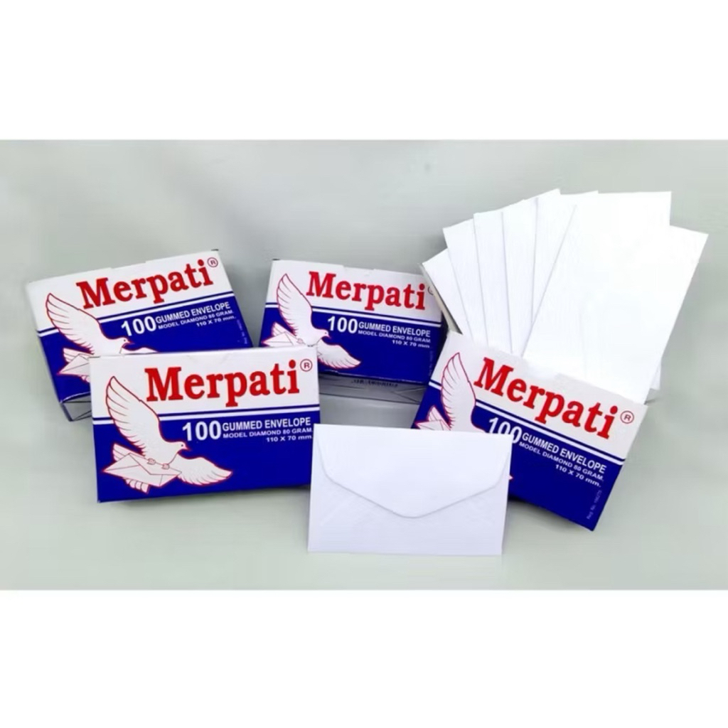 

Amplop Merpati Besar (KIKY) 104 Amplop Isi 100 Lembar Uk 152 x 90 MM