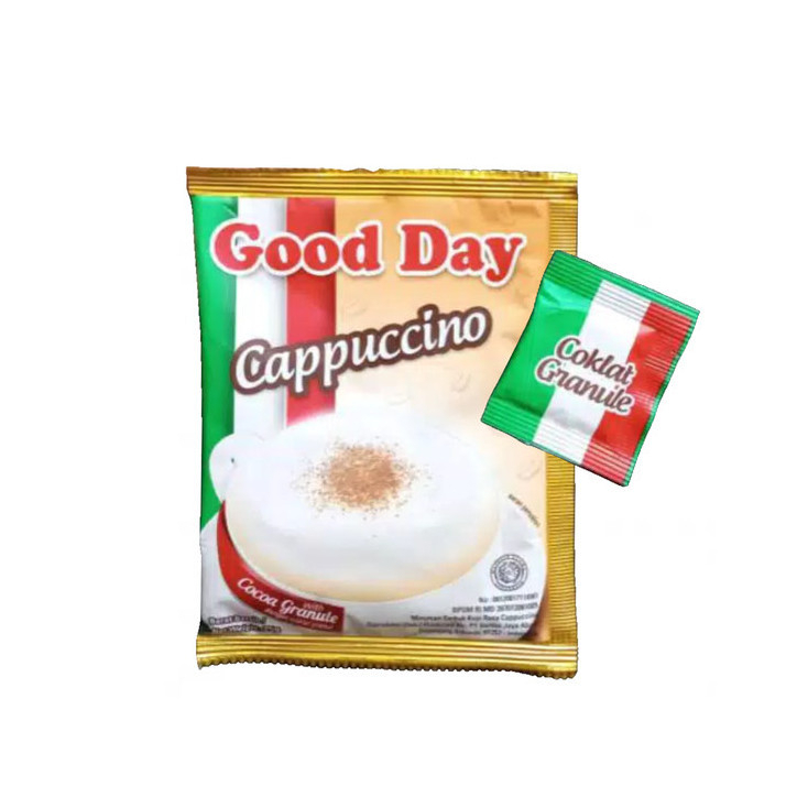 

Kopi Good Day Cappuccino (1 renceng/10 sachet)