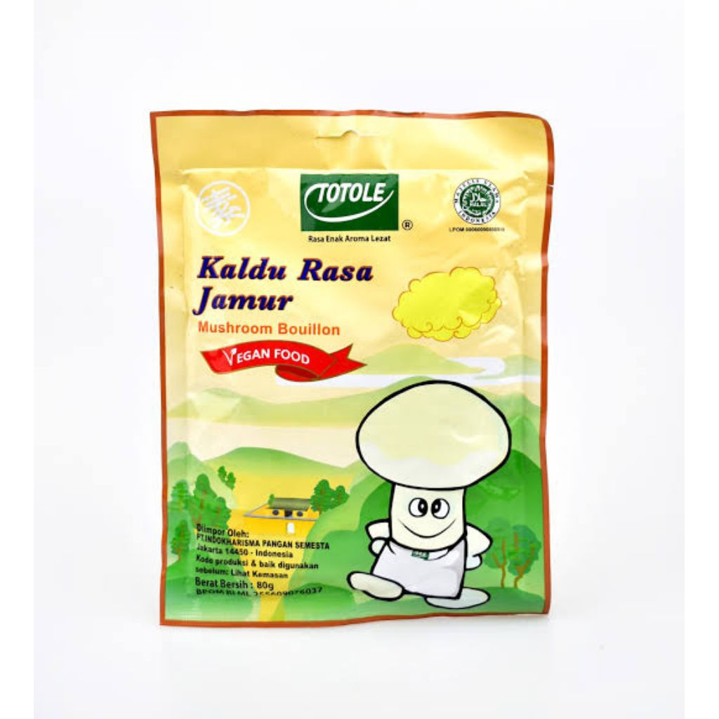 

Totole kaldu rasa jamur - 80gr - Berkahprempah