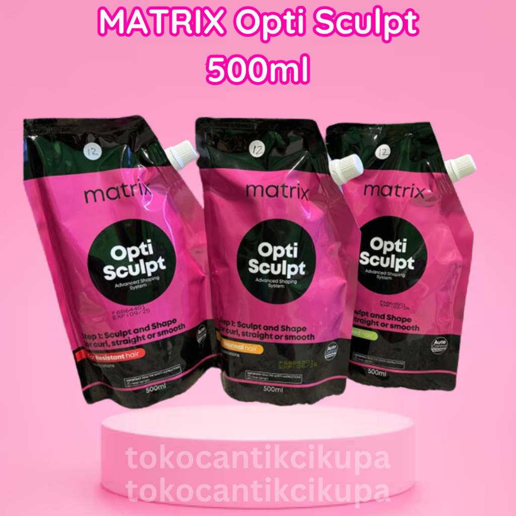 MATRIX OptiSculpt Step 1 / Pelurus Rambut / Smoothing 500ml - Smoothing Lurus Alami