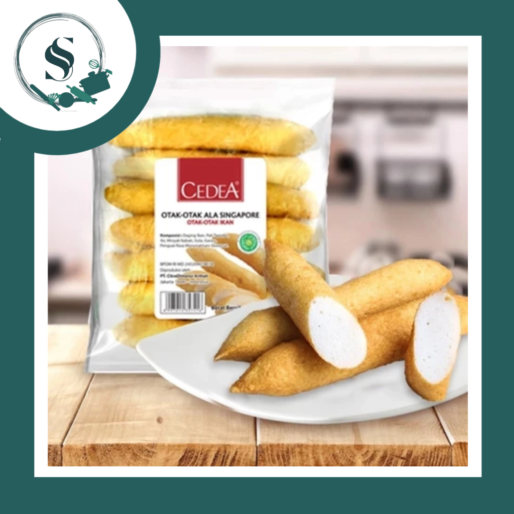 

(SM) CEDEA OTAK-OTAK IKAN SINGAPORE 1KG HALAL | Frozen Food Otak Otak Ikan Cedea