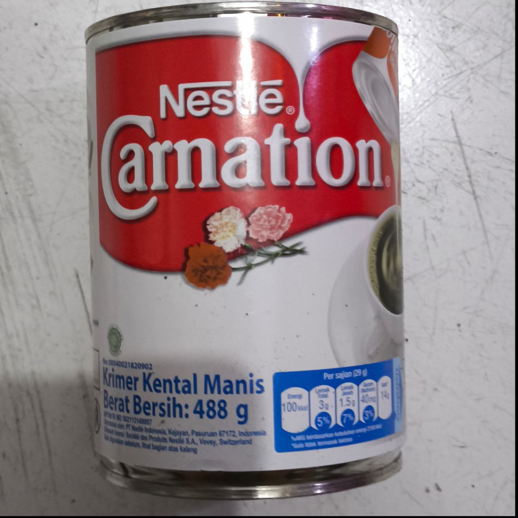 

carnation susu kental manis 488g