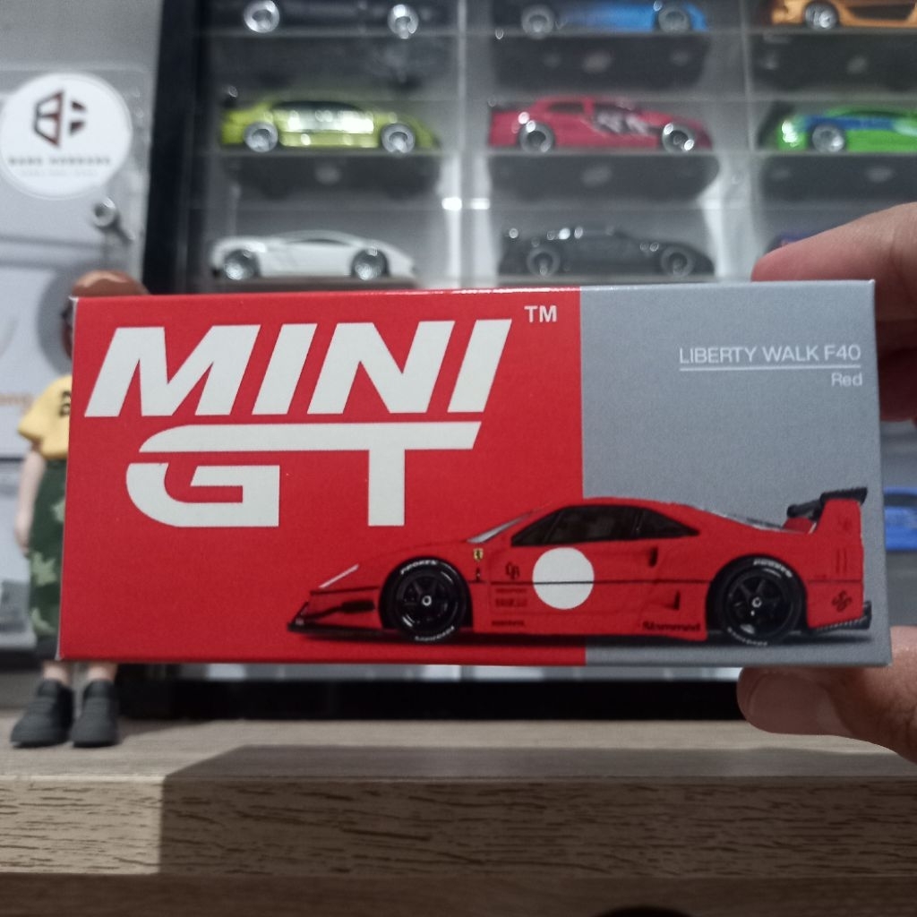 Custom Box Ferrari F40 LBWK Red MiniGT