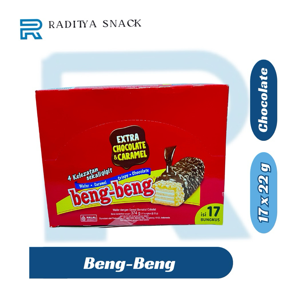 

[Box] Beng-Beng Extra Chocolate Dan Caramel Isi 17pcs