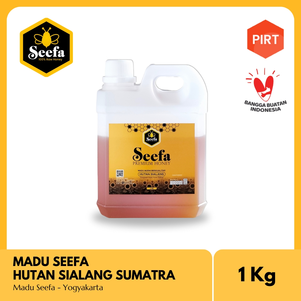 

Madu Hutan Liar Sialang Sumatra Seefa Raw Honey 1 Kg Free Sendok Kayu