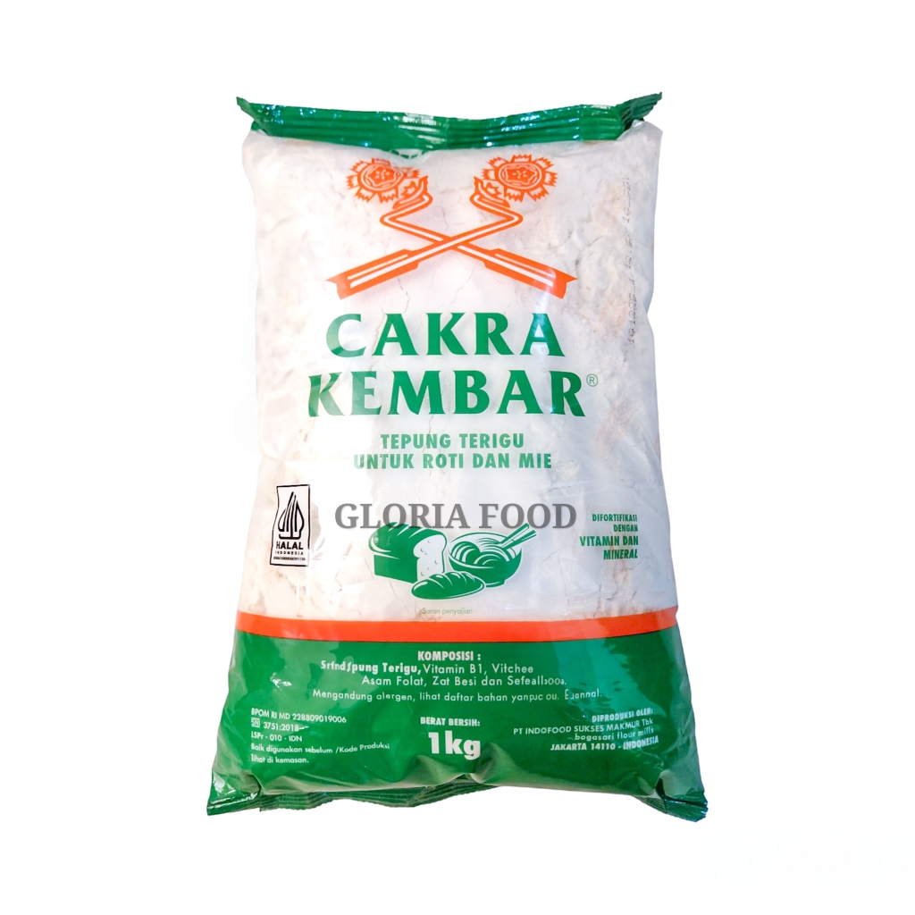 

TEPUNG TERIGU CAKRA KEMBAR - 1 KG