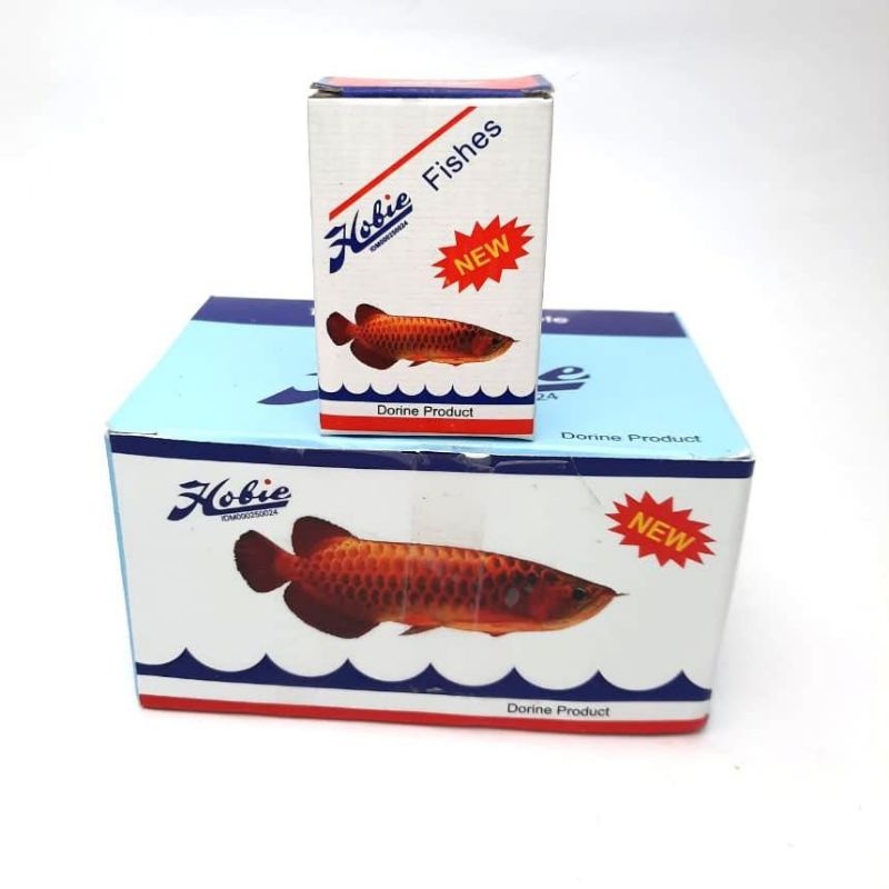 Hobie Obat Nafsu Makan Stress Ikan Arowana Vitamin ikan Arwana Original 1 Box