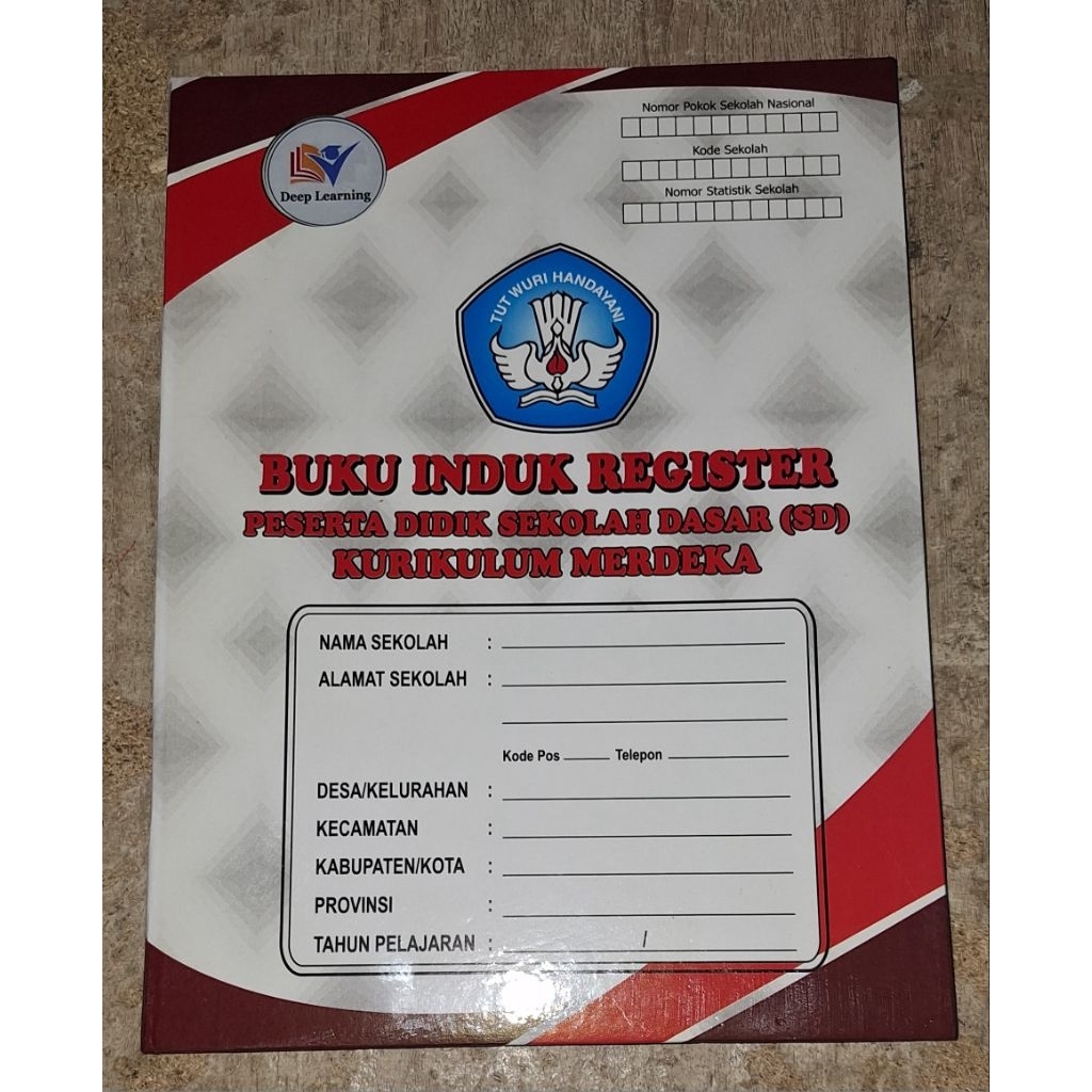 

Buku Induk Register Siswa SD Merdeka deep learning