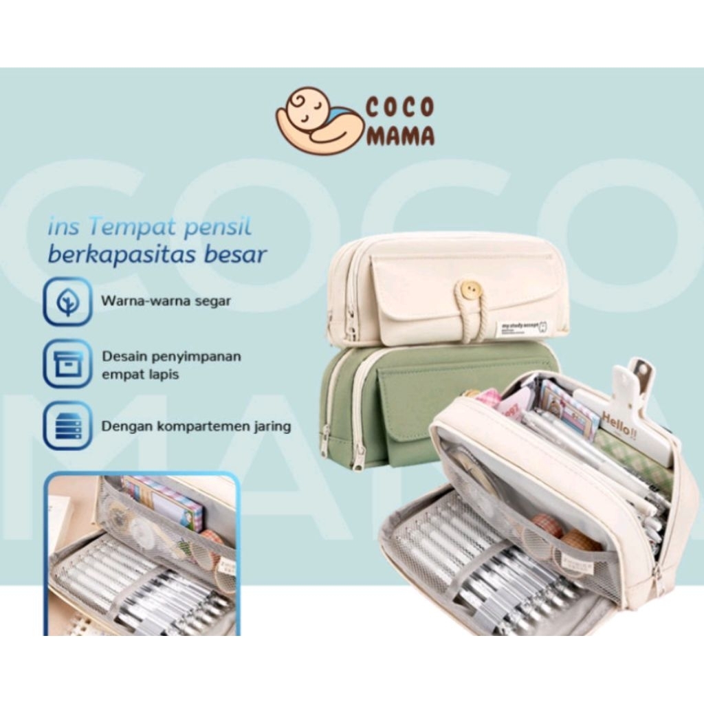 

Pencil Case Muktifungsi Muatan Banyak (KODE E )