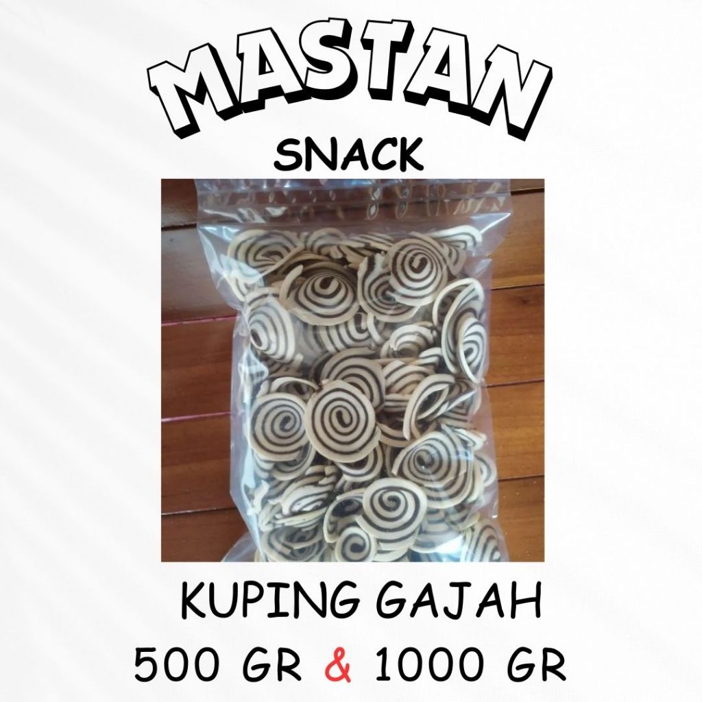 

[500gr & 1kg] Kuping Gajah Mini Kue Snack Jajan Jadul