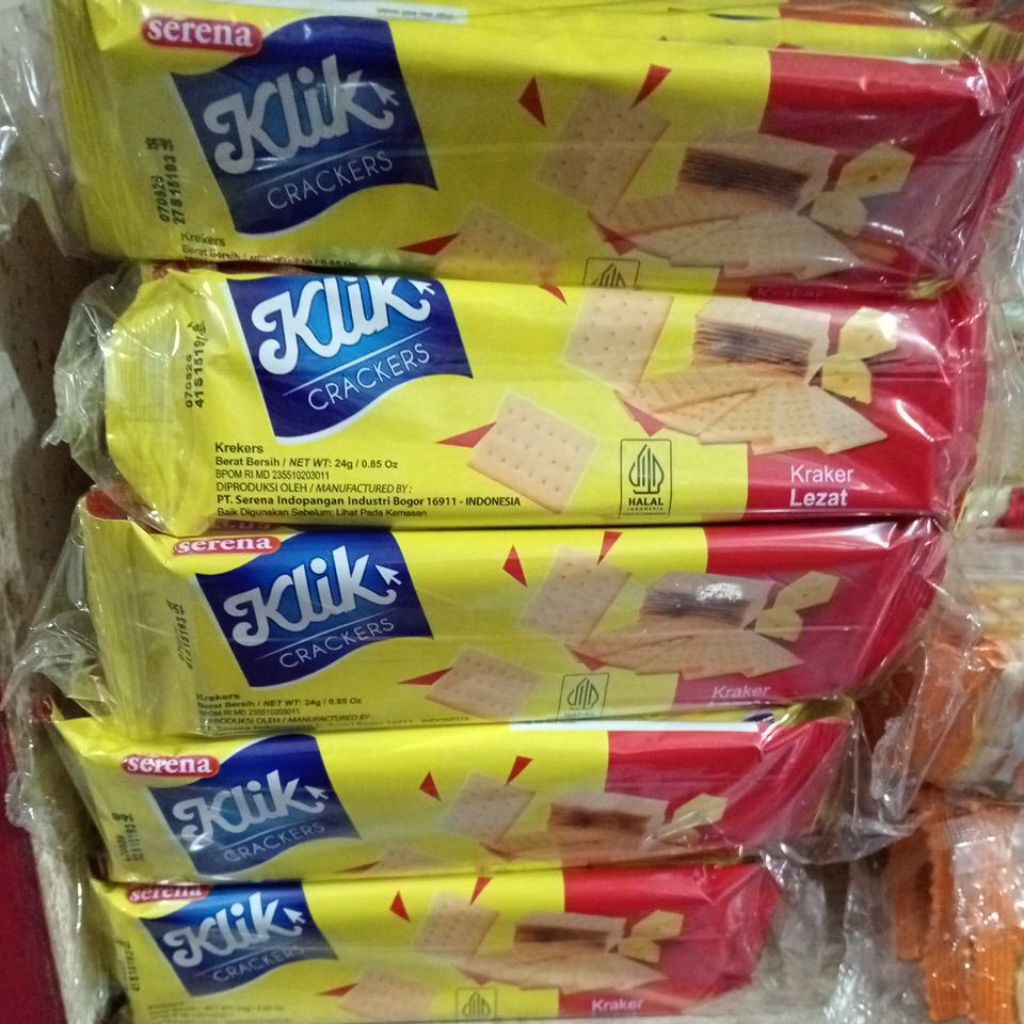 

roti Klik crackers enak