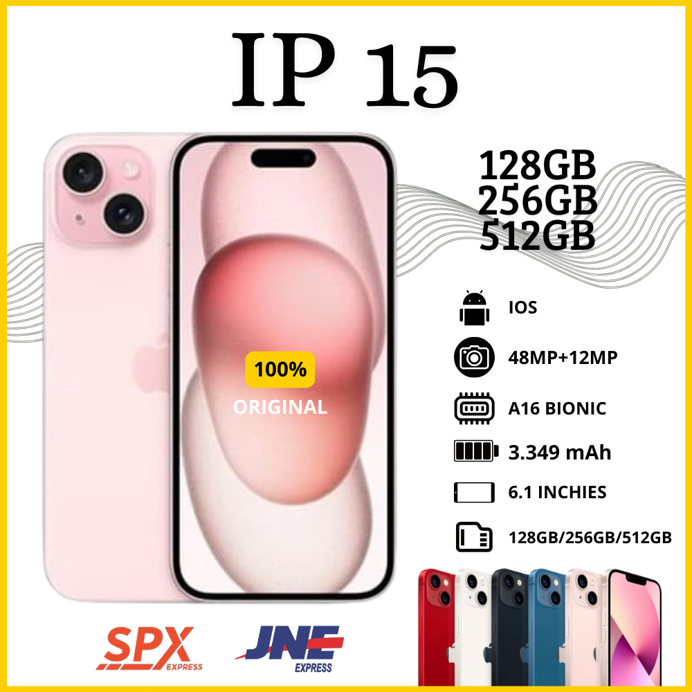 HP IPHONE 15/15Plus IPHONE 15 PLUS SecondN BARANG BERGARANS 128GB 256GB 512GB Fullset Mulus 100% BH