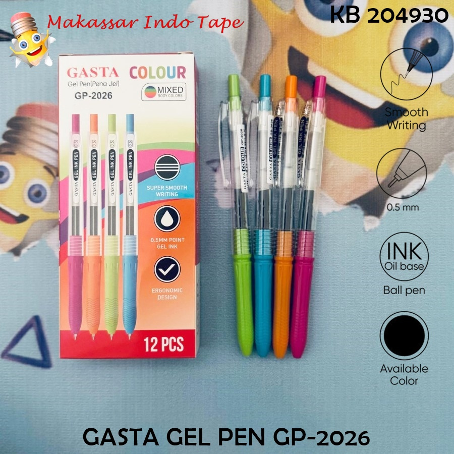 

[BOX/12PCS] VANCO GEL PEN VC-1987 KOKORO GP-2026