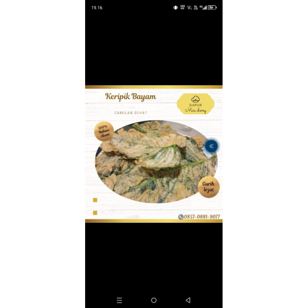 

keripik bayam#kripik bayam HOME MADE