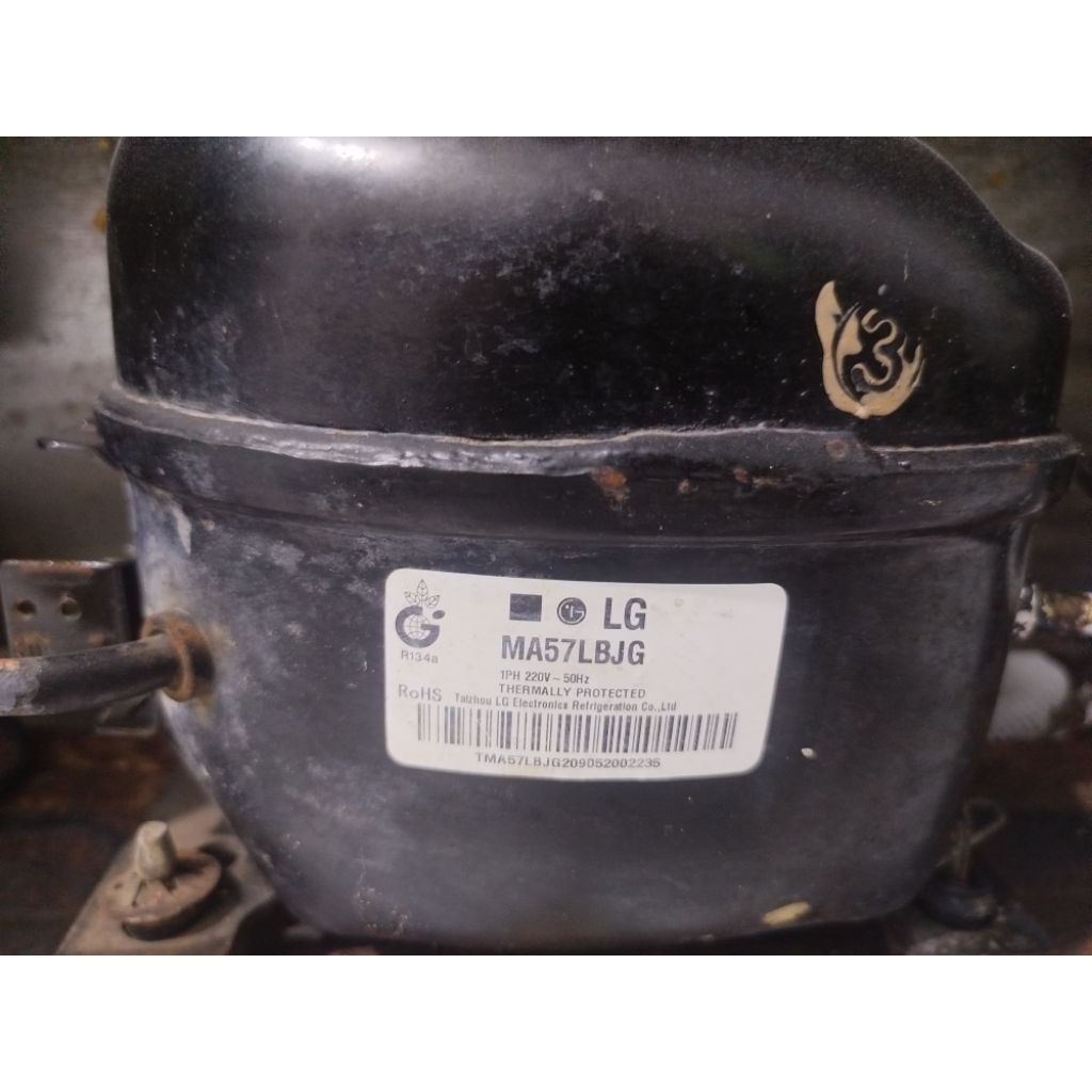 TERMURAH | Kompresor kulkas 2 pintu 1/5pk Random original second