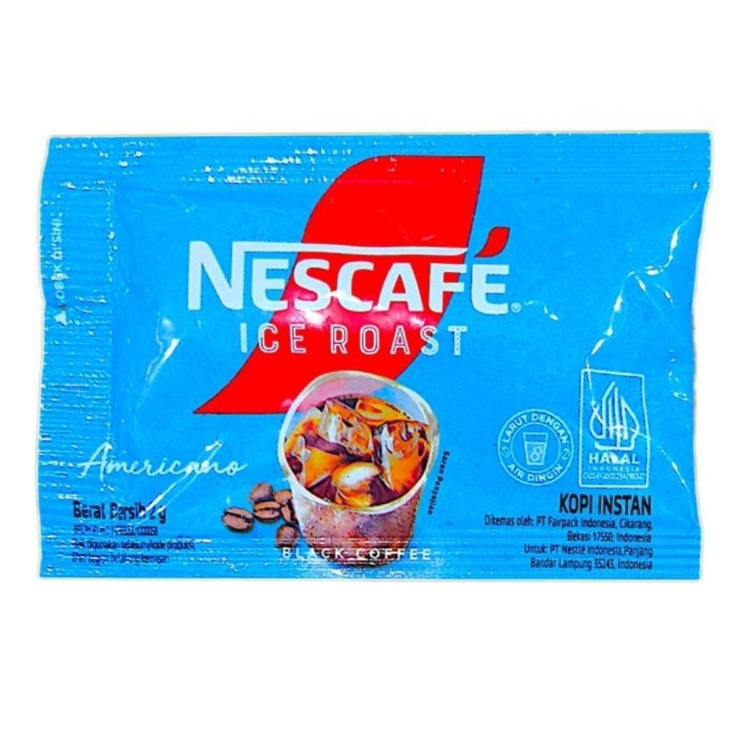 

Nescafe Ice Roast 2gr 1 renceng isi 10pcs free cooler bag setiap pembelian 3pcs