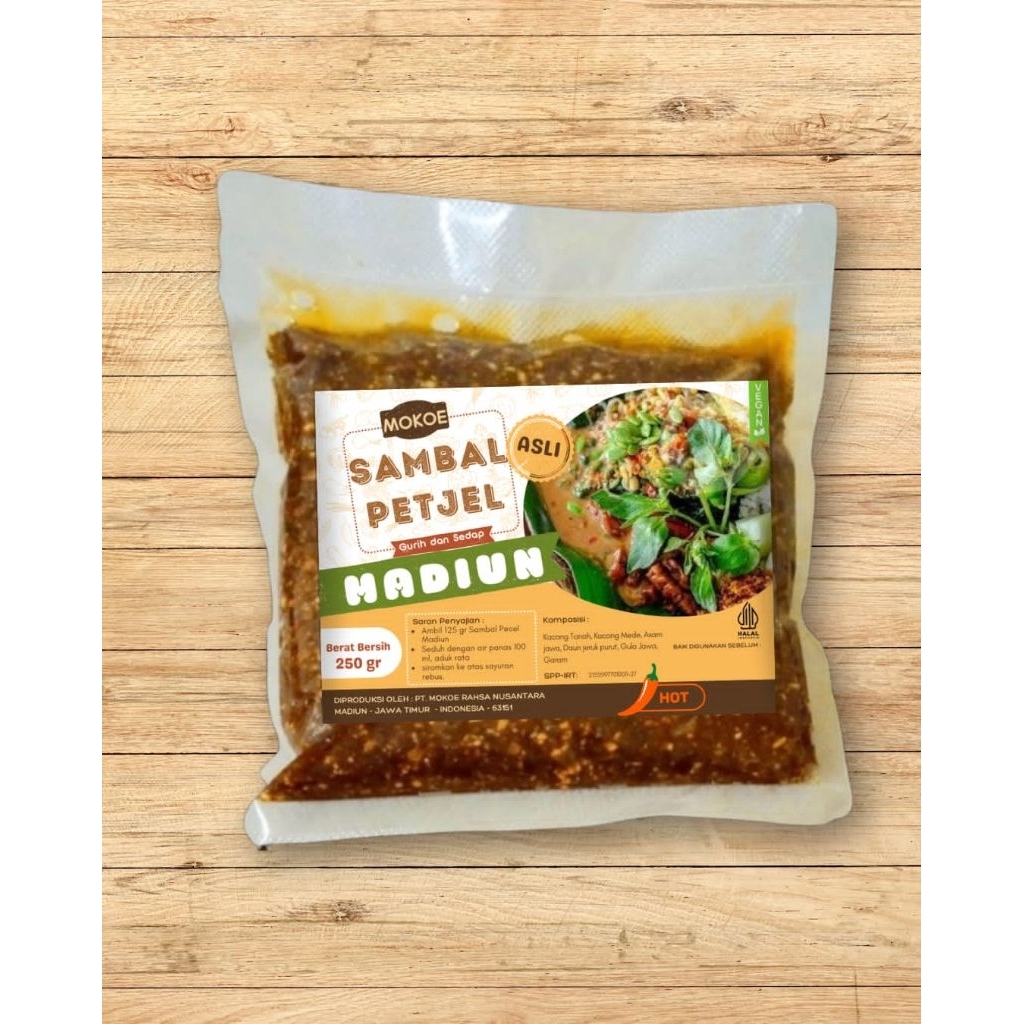 

Sambal Pecel VEGAN 250 Gram Tanpa Bawang