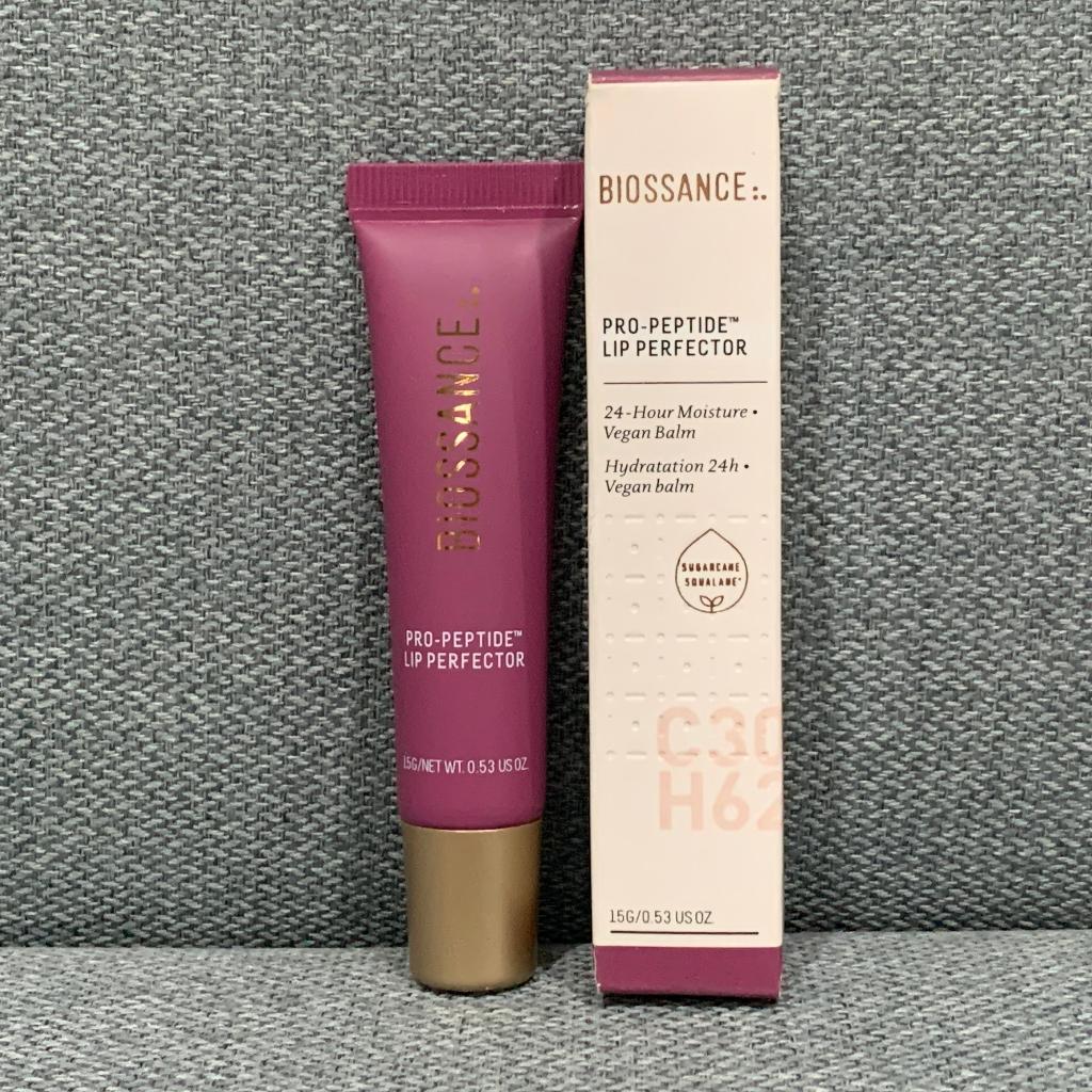 Biossance Pro Peptide Lip Perfector 24 Hour Moisture Vegan Balm