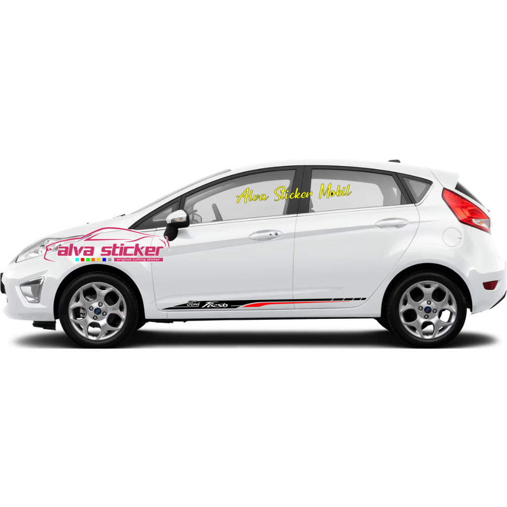 sticker fiesta list stiker ford fiesta list minimalist mobil ford fiesta old/new bisa cutting sticke