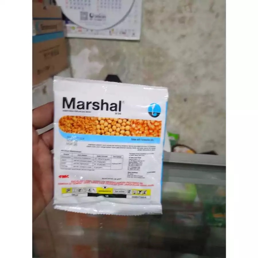 INSEKTISIDA MARSHAL MARSHALL 25 ST DS kemasan 25 GR - Perlakuan Benih - FMC - Karbamat