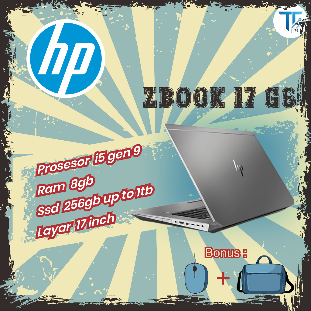 LAPTOP HP ZBOOK 17 G6 | i5 gen 9 | FHD 17 inch