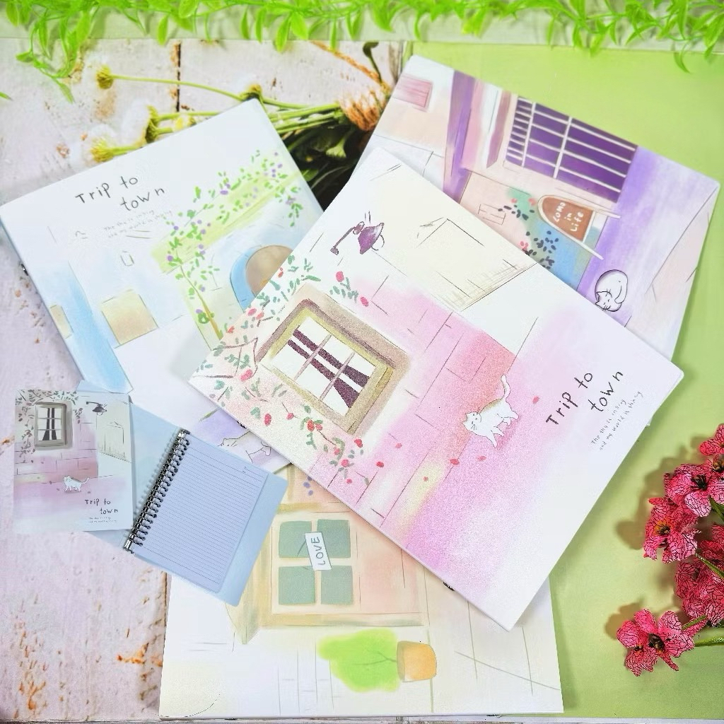 

Binder Note A5 20 Ring Notebook Map Binder Buku Catatan Sekolah Kampus Kuliah-Trip To Town