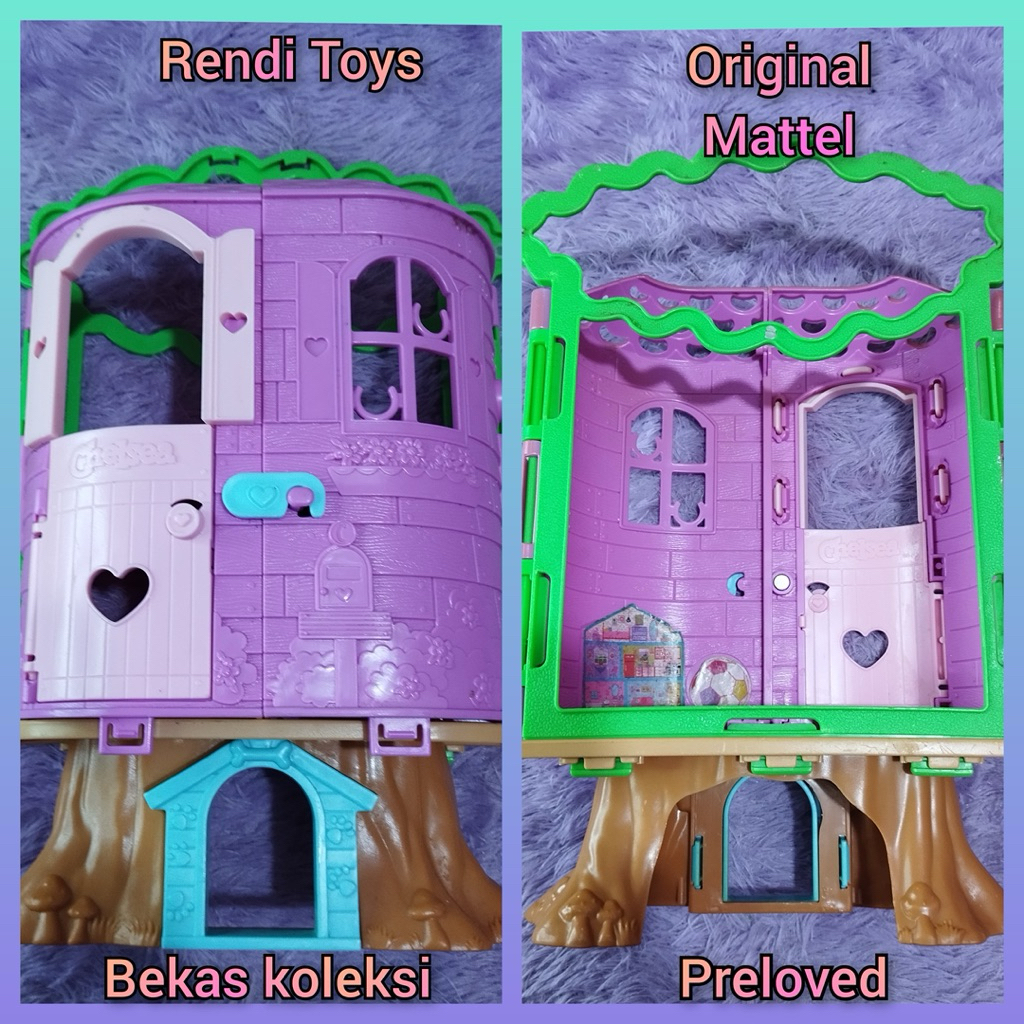 Preloved Barbie Chelsea Tree House | Rumah Pohon Barbie Chelsea Original Mattel | Rendi Toys