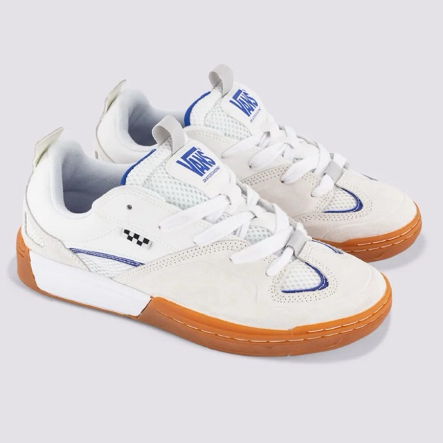 Vans Skate Mixxa Shoe - White/Light Blue