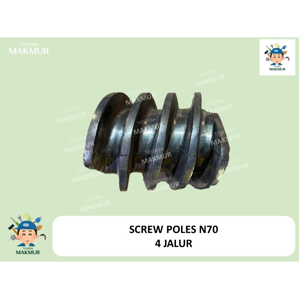 Screw Poles N70 ulir polisher / ulir miling N70 4 jalur