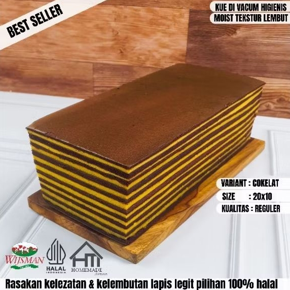 

LAPIS LEGIT COKLAT REGULER 20X10 MURAH