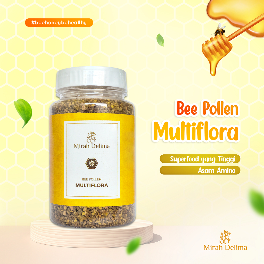 

Raw Bee Pollen - Nutures Super Food - Multiflora - 200 gram