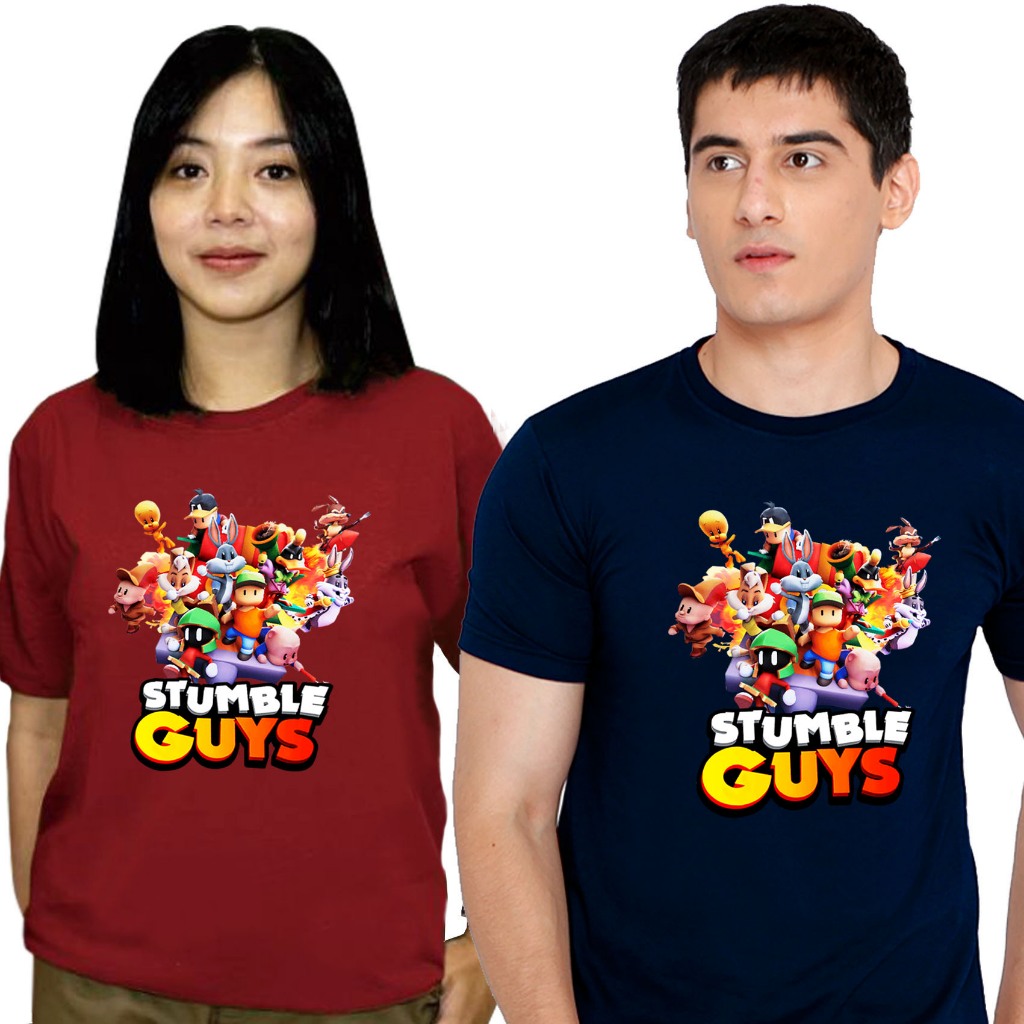 Kaos Unisex Dewasa Stumble Guys