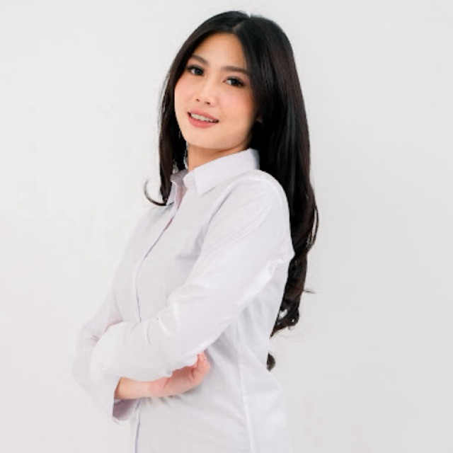 Atasan Kerja Wanita Putih Wanita Seragam Putih Wanita kerja formal