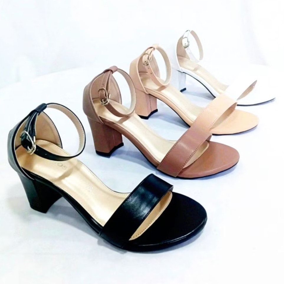 Nikita By Davalos - Sandal Block Heels 7cm / Tumit Tahu / Hak Tahu  / Heels /  Sandal Wanita