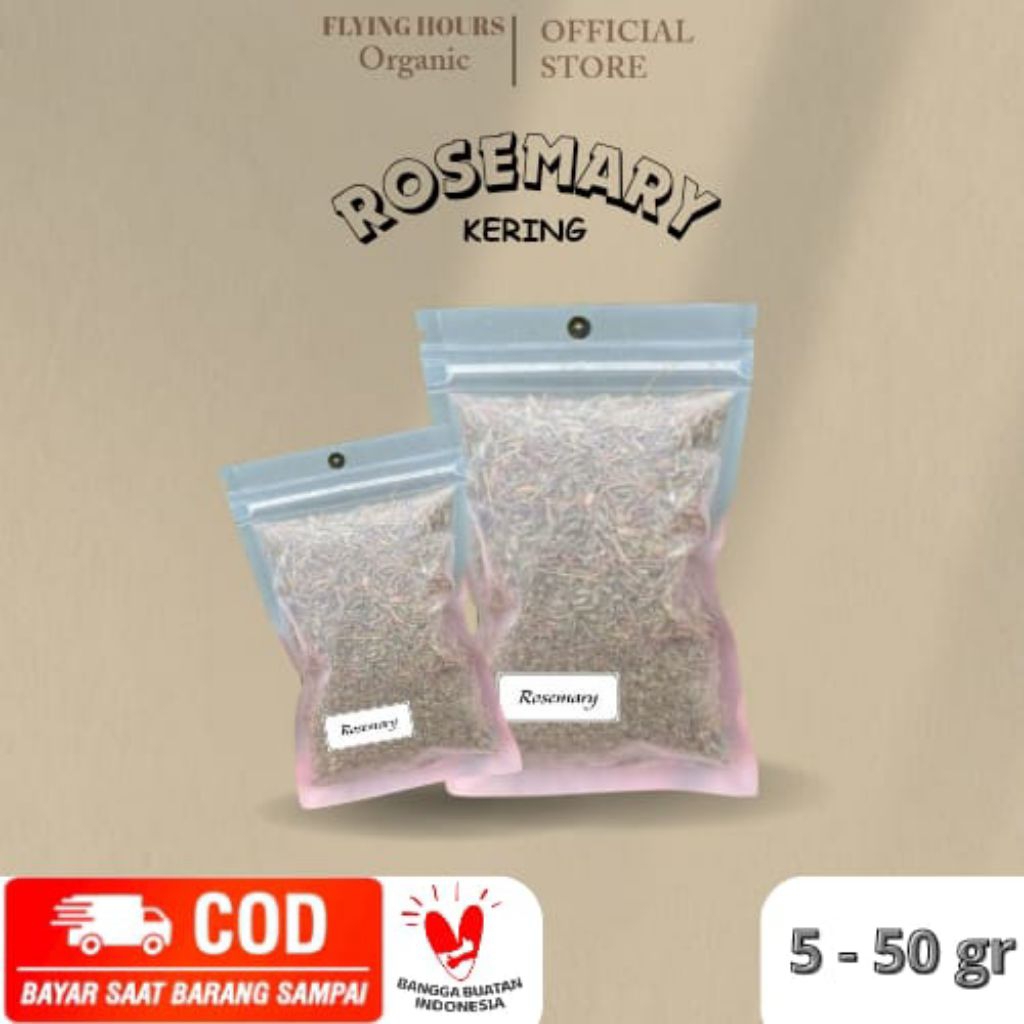 

Daun Rosemary / Rosemary Kering Premium / Rosemary / Rempah – Rempah Aromaik Praktis