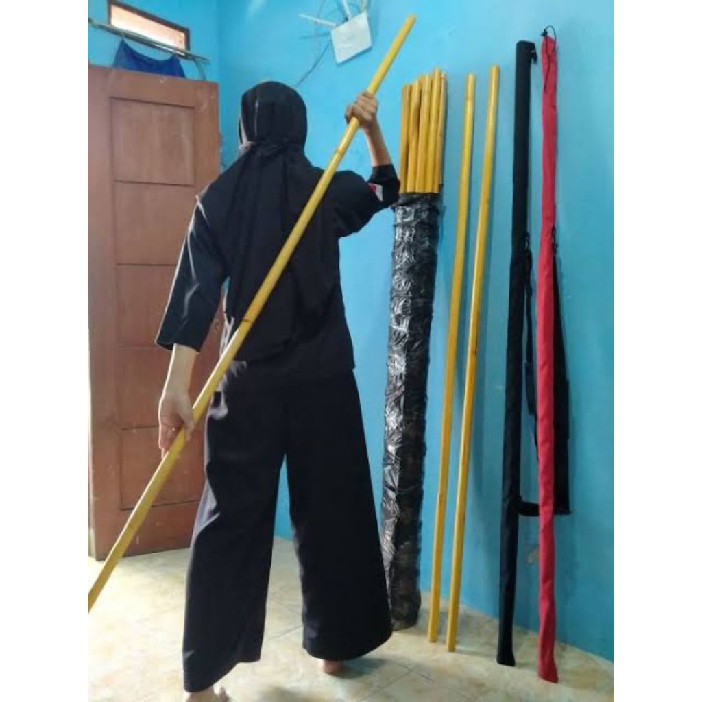 Tongkat Rotan 170cm, alat olahraga rotan berkualitas untuk aktivitas outdoor dan olahraga. Cocok unt