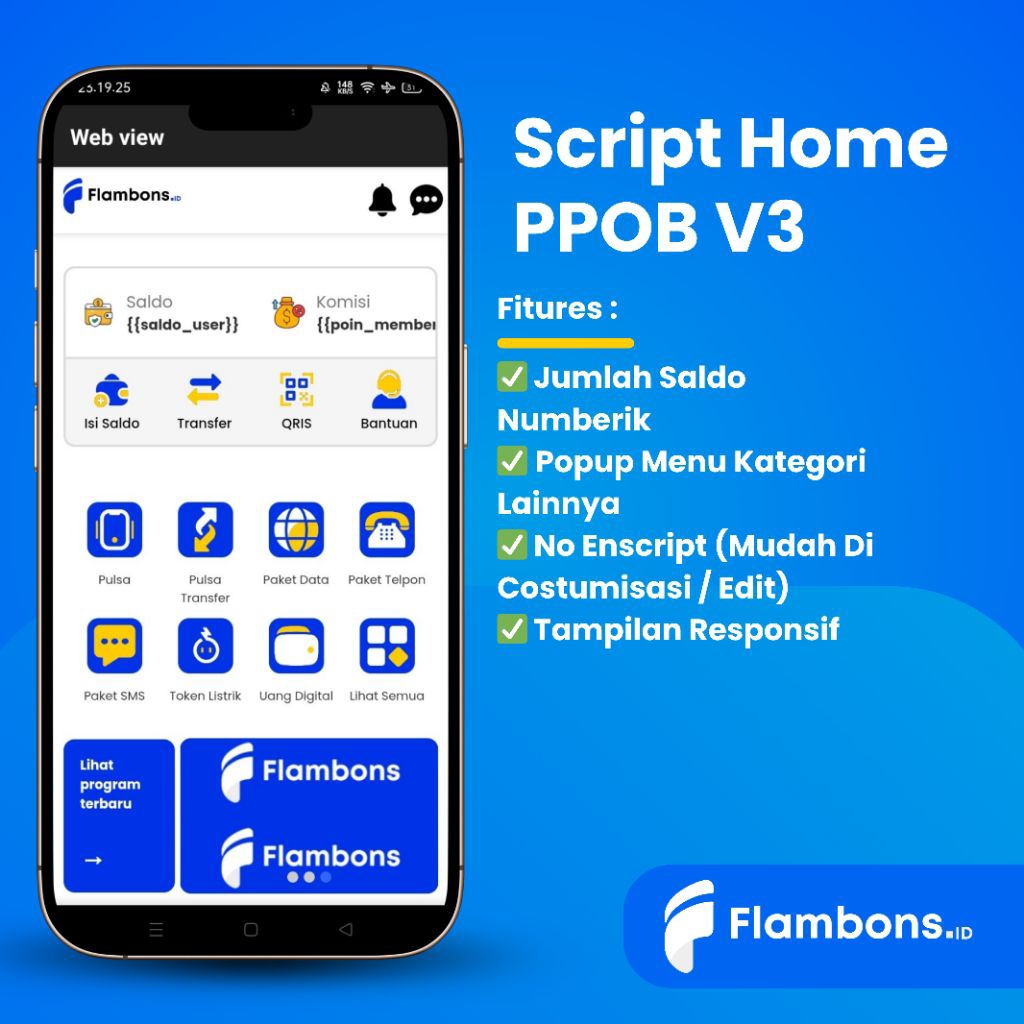 Script Bukaolshop Home PPOB V3