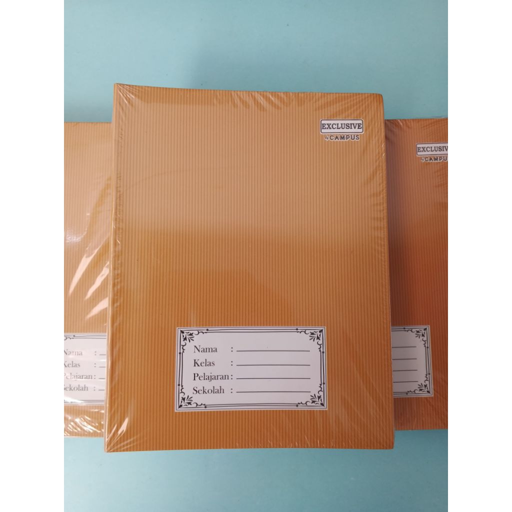 

Buku tulis kraft sampul coklat 38 lembar isi 10 buku per pak, buku sekolah