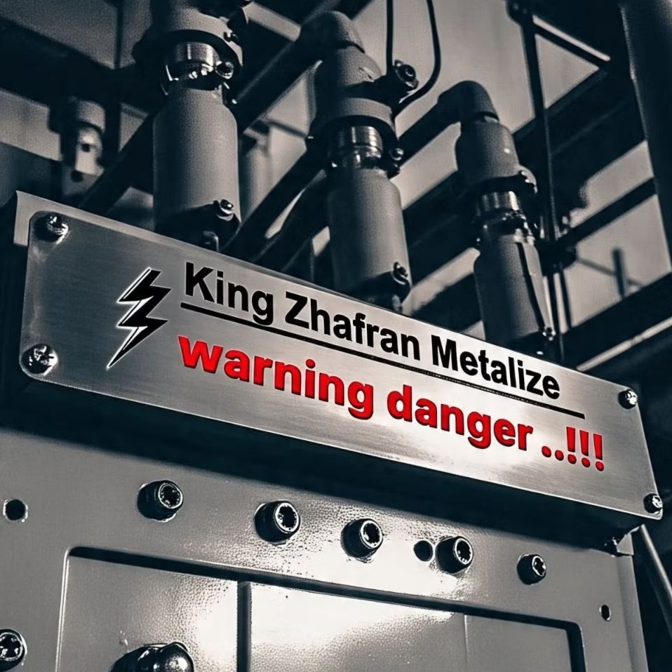 Nameplate Stainless Steel untuk Travo Listrik