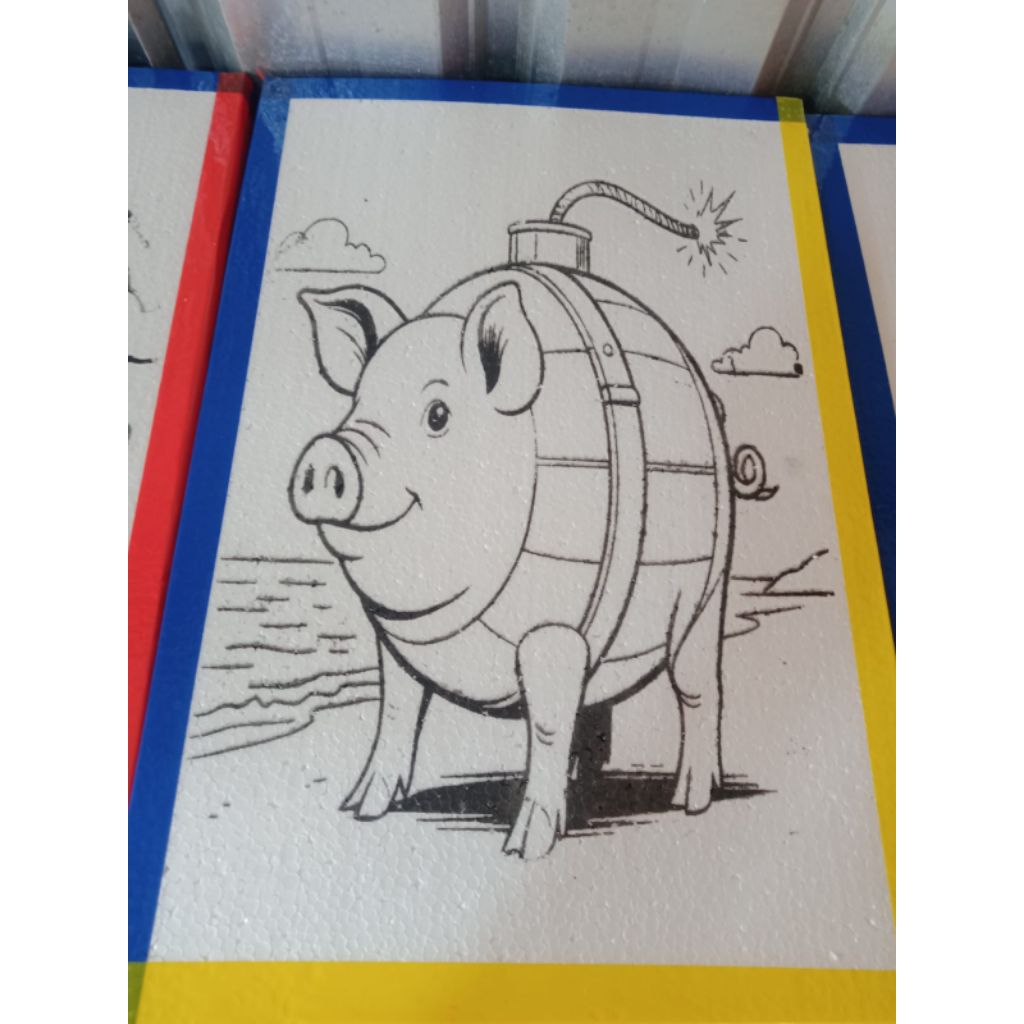 

styrofoam lukis anak/gabus lukis 50 pcs