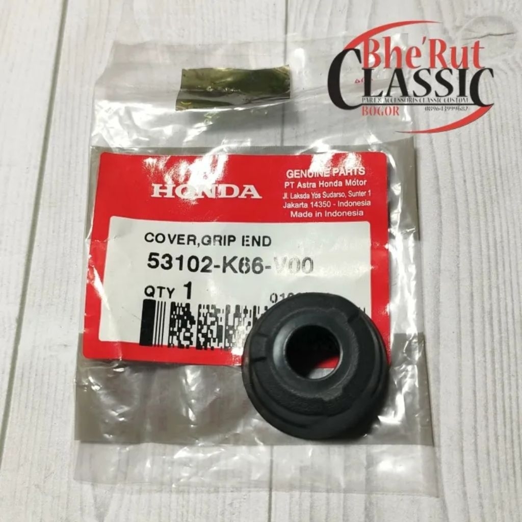 Covergrip End Cover Handgrip Honda Beat Beat Street K1A Genio Vario 160 Original Ahm