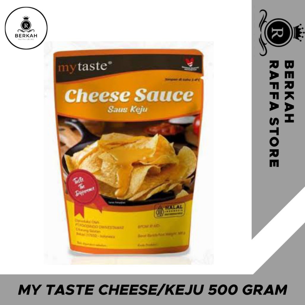 

MY TASTE CHEESE SAUCE / SAUS KEJU 500 GRAM / SAUS KEJU NACHOS KIMBAB / SAYS KEJU ALA RICHEESE